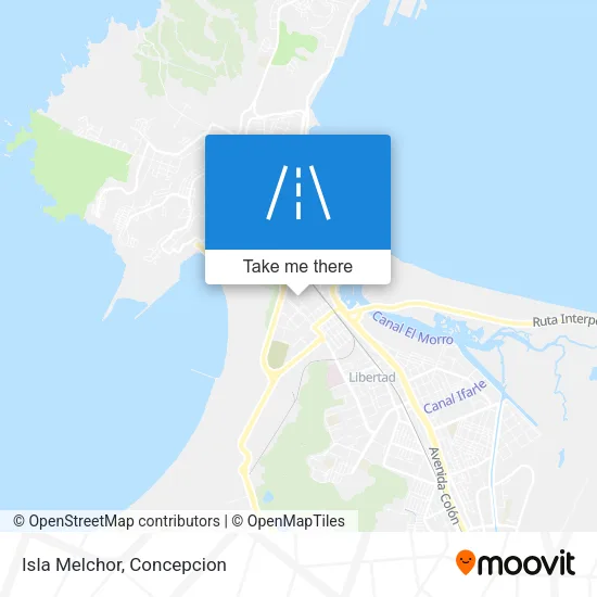 Mapa de Isla Melchor