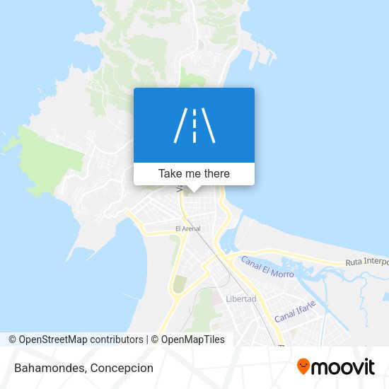 Mapa de Bahamondes