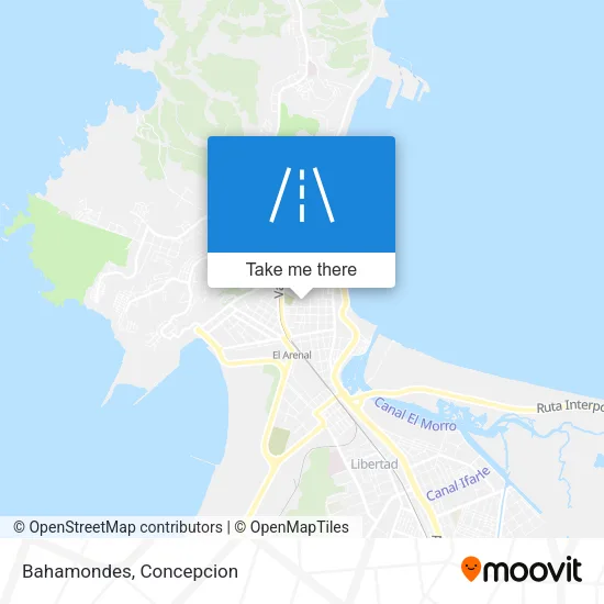 Mapa de Bahamondes