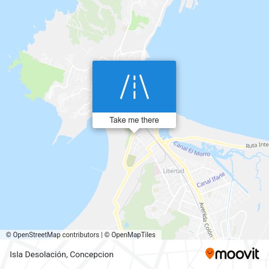 Mapa de Isla Desolación