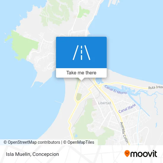 Mapa de Isla Muelin