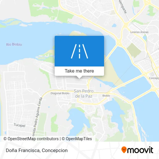 Mapa de Doña Francisca