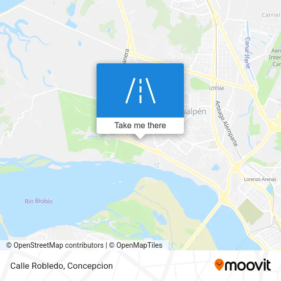 Mapa de Calle Robledo