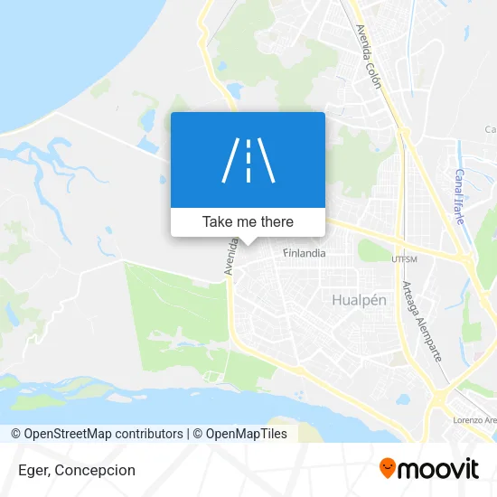 Mapa de Eger