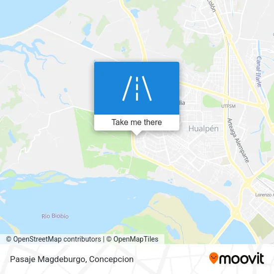 Mapa de Pasaje Magdeburgo