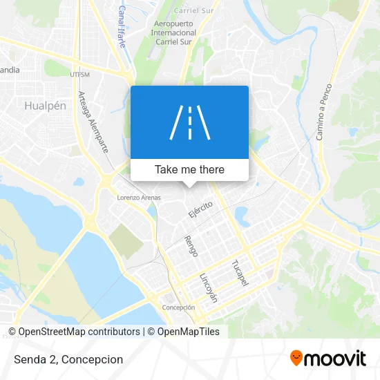 Senda 2 map
