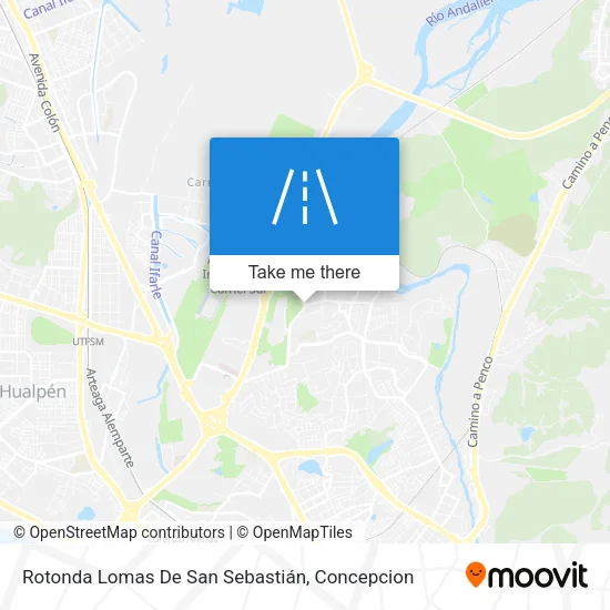 Mapa de Rotonda Lomas De San Sebastián