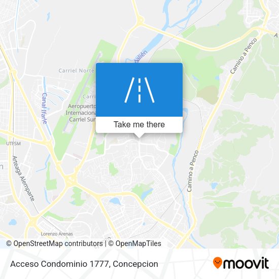 Mapa de Acceso Condominio 1777