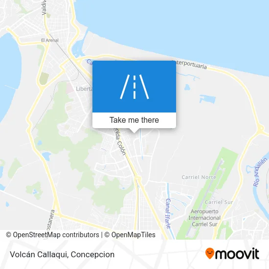 Mapa de Volcán Callaqui