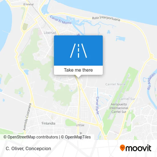 Mapa de C. Oliver