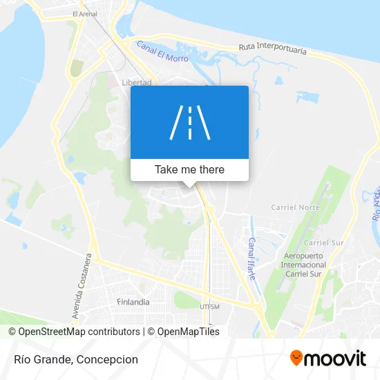 Río Grande map