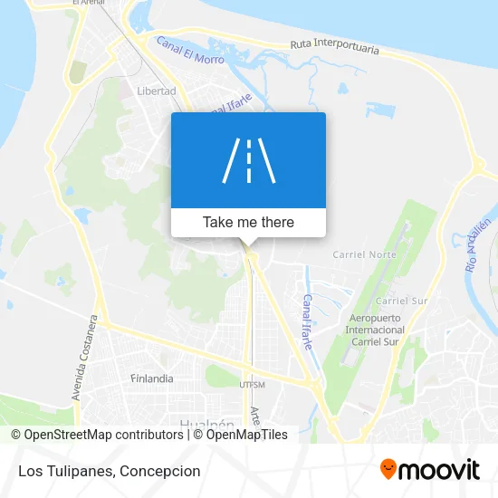 Mapa de Los Tulipanes