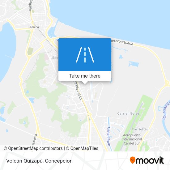 Volcán Quizapú map