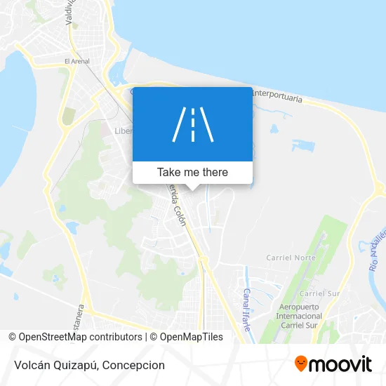 Mapa de Volcán Quizapú