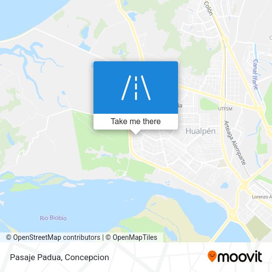 Mapa de Pasaje Padua