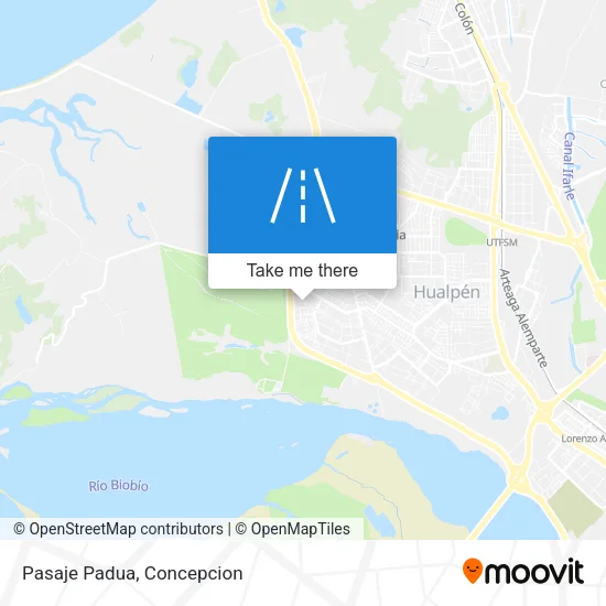 Mapa de Pasaje Padua