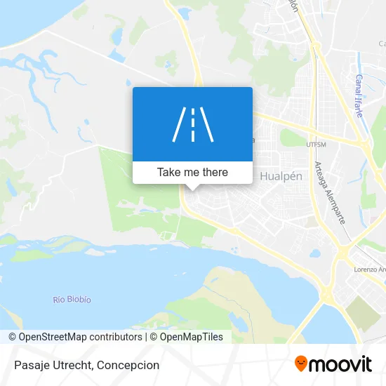 Mapa de Pasaje Utrecht
