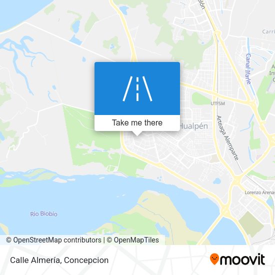 Mapa de Calle Almería