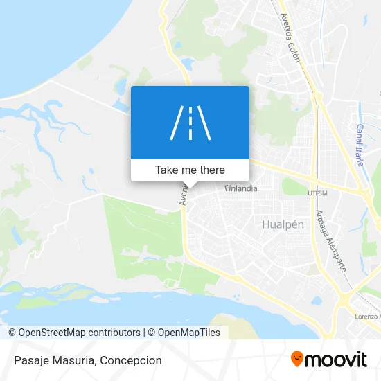 Mapa de Pasaje Masuria