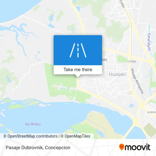 Mapa de Pasaje Dubrovnik