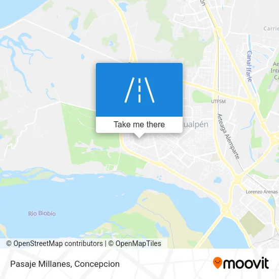 Mapa de Pasaje Millanes