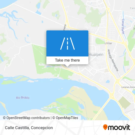 Mapa de Calle Castilla