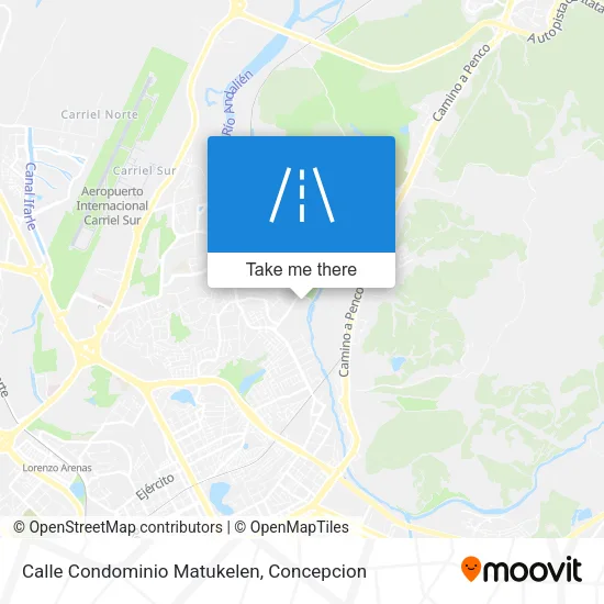 Calle Condominio Matukelen map