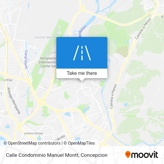 Calle Condominio Manuel Montt map