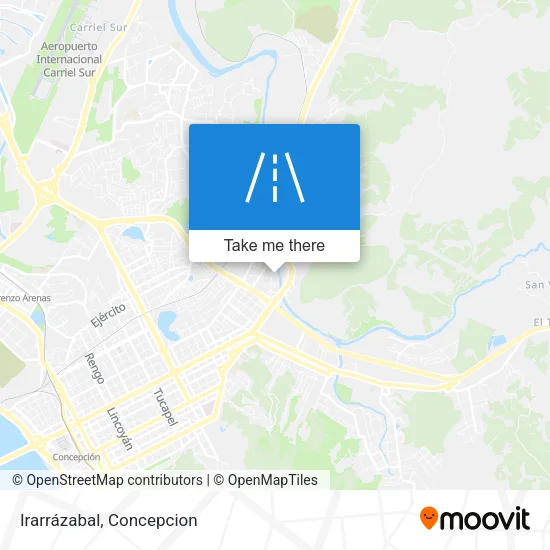 Mapa de Irarrázabal
