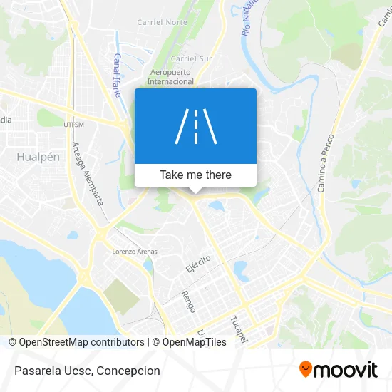 Pasarela Ucsc map