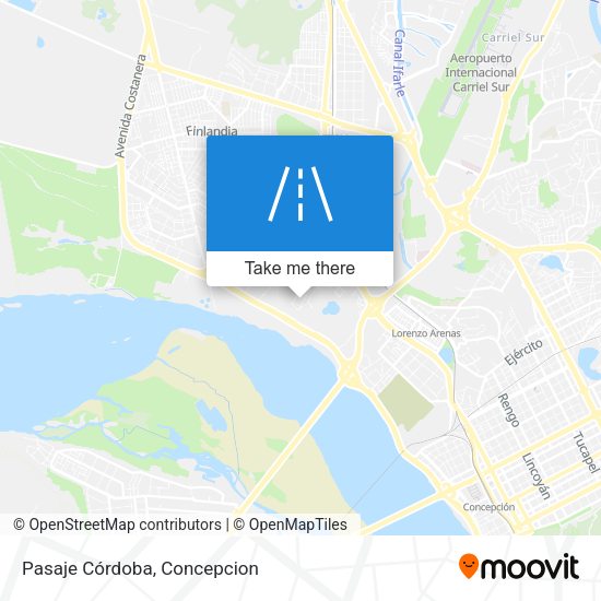 Mapa de Pasaje Córdoba