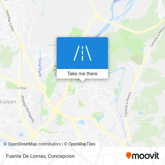 Mapa de Fuente De Lomas