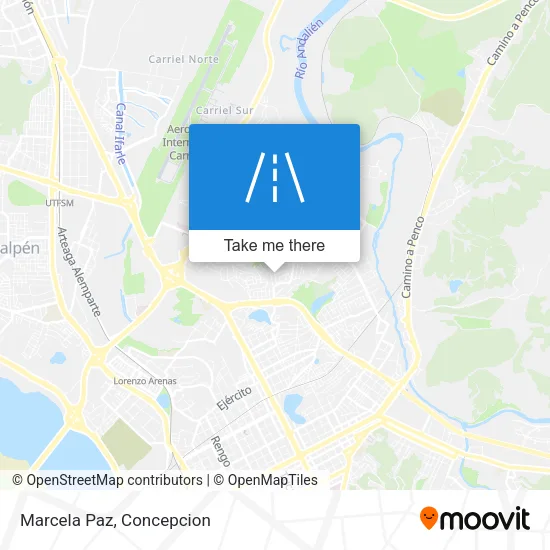 Marcela Paz map