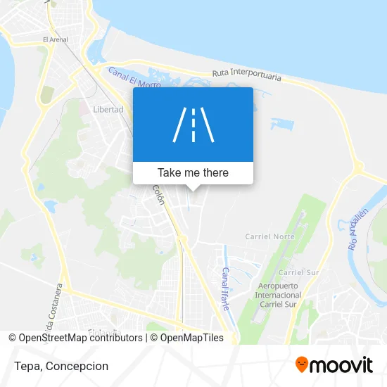 Mapa de Tepa