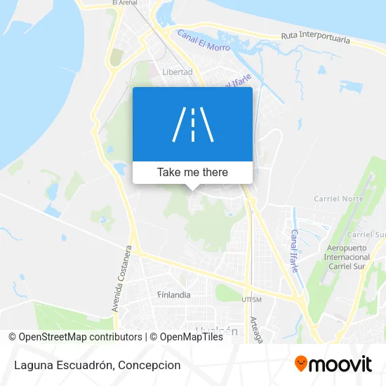 Laguna Escuadrón map