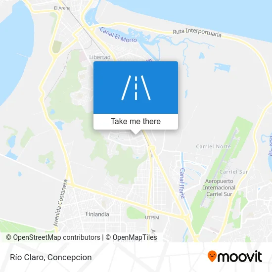 Río Claro map