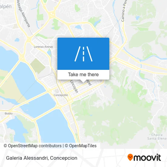 Mapa de Galería Alessandri