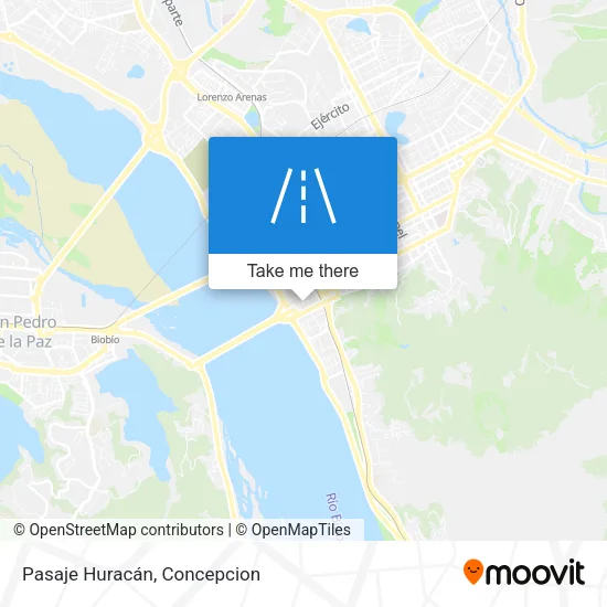 Mapa de Pasaje Huracán