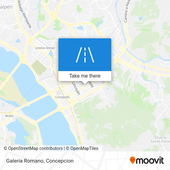 Mapa de Galería Romano