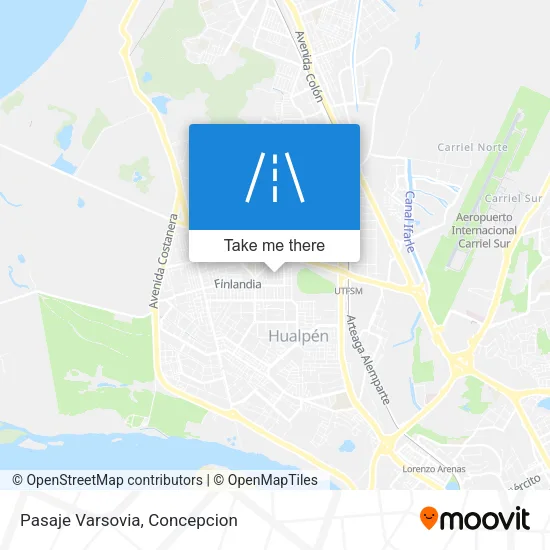 Mapa de Pasaje Varsovia