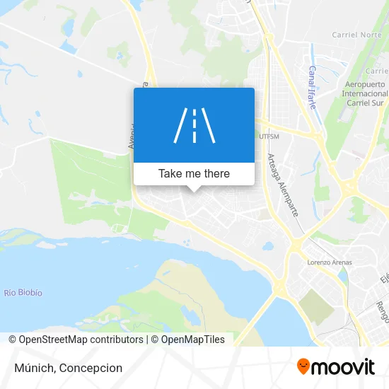 Mapa de Múnich