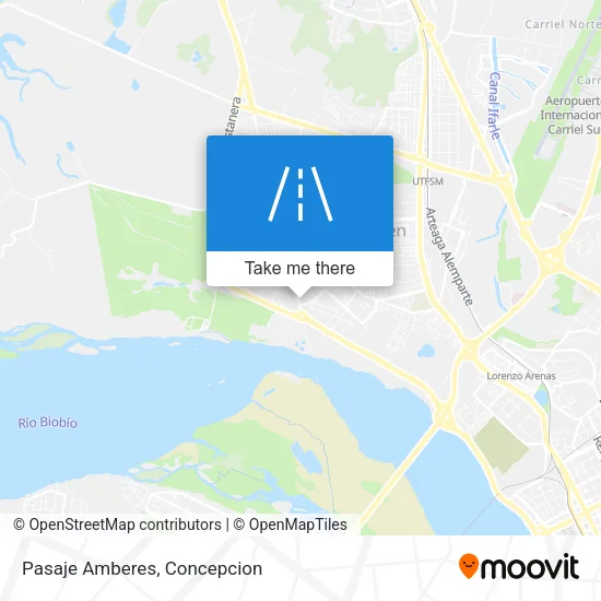 Mapa de Pasaje Amberes
