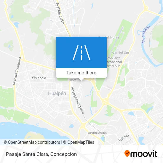 Mapa de Pasaje Santa Clara