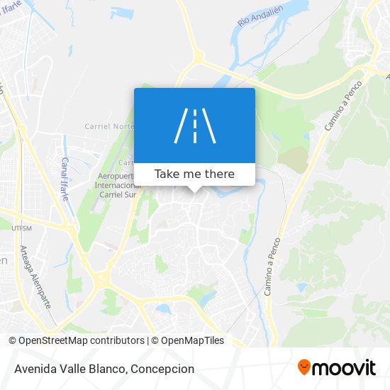 Avenida Valle Blanco map