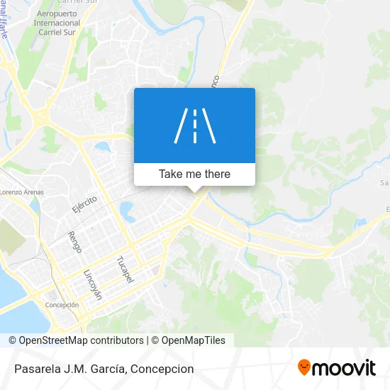 Pasarela J.M. García map