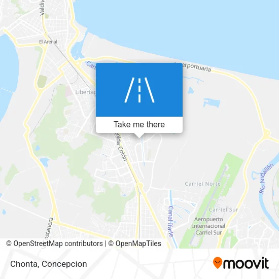 Mapa de Chonta