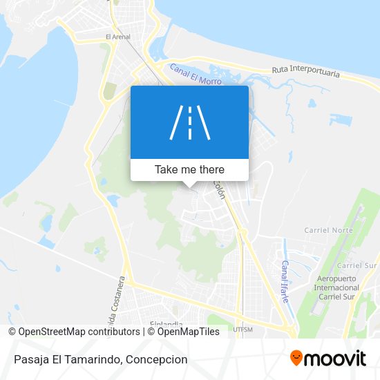 Mapa de Pasaja El Tamarindo