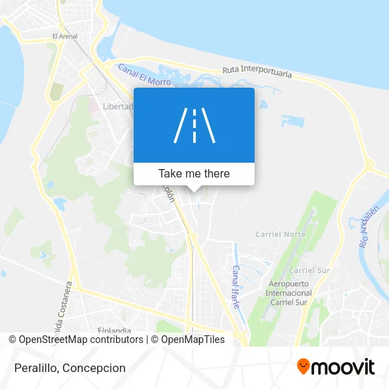 Peralillo map