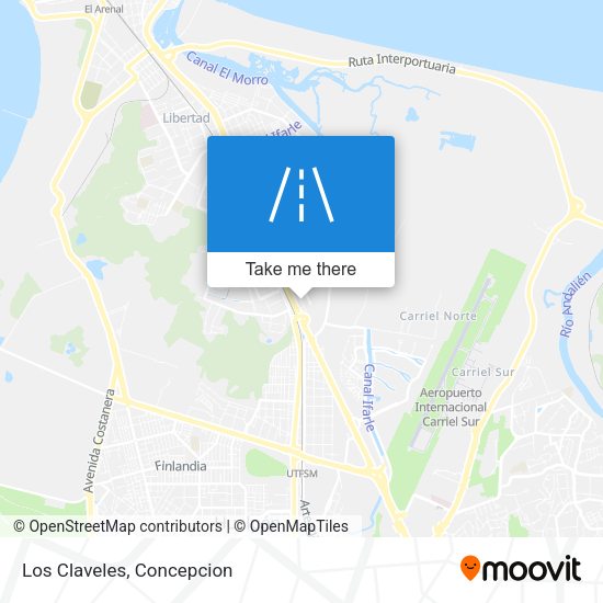 Mapa de Los Claveles