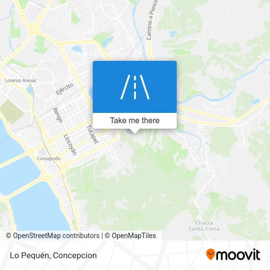 Lo Pequén map